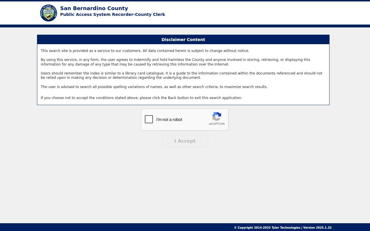 Fontana previous residents recorder deed index